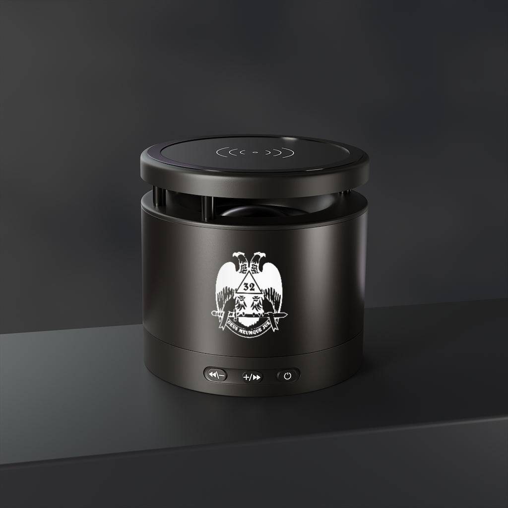 32nd Degree Scottish Rite Speaker - Wings Down Black & White - Bricks Masons