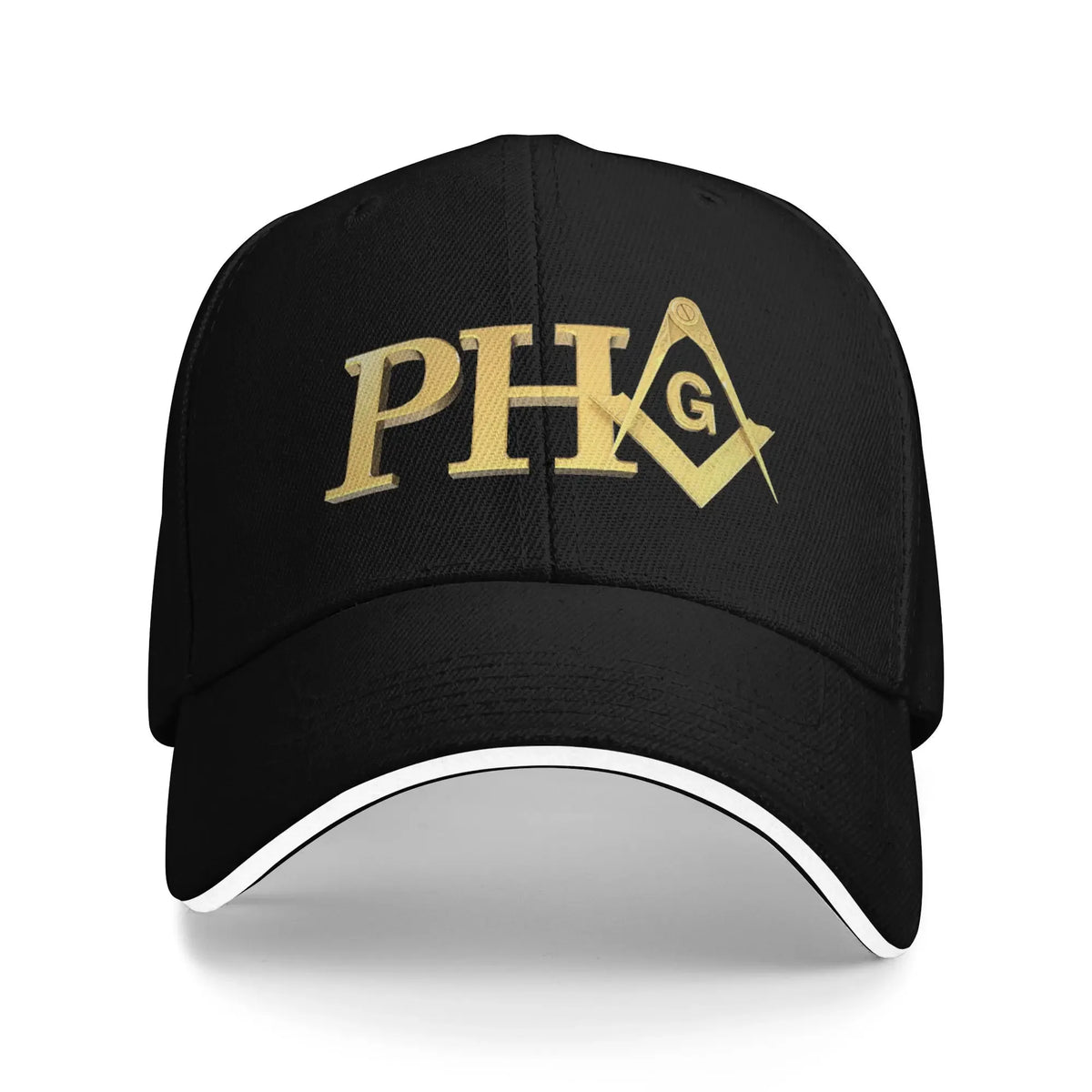 Master Mason Blue Lodge Baseball Cap -
Black Adjustable PHA Embroidered Hat - Bricks Masons