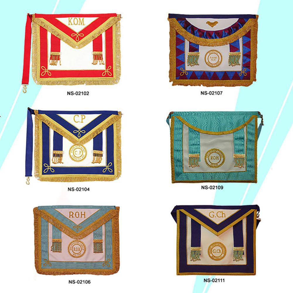 R.A.O.B. Apron - Various Colours - Bricks Masons