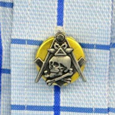 Widows Sons Button Cover - Silver - Bricks Masons