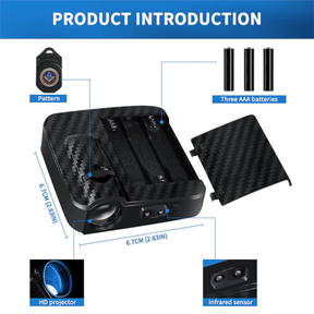 32nd Degree Scottish Rite Car Door Light Projector - Customizable Wireless LED - Bricks Masons