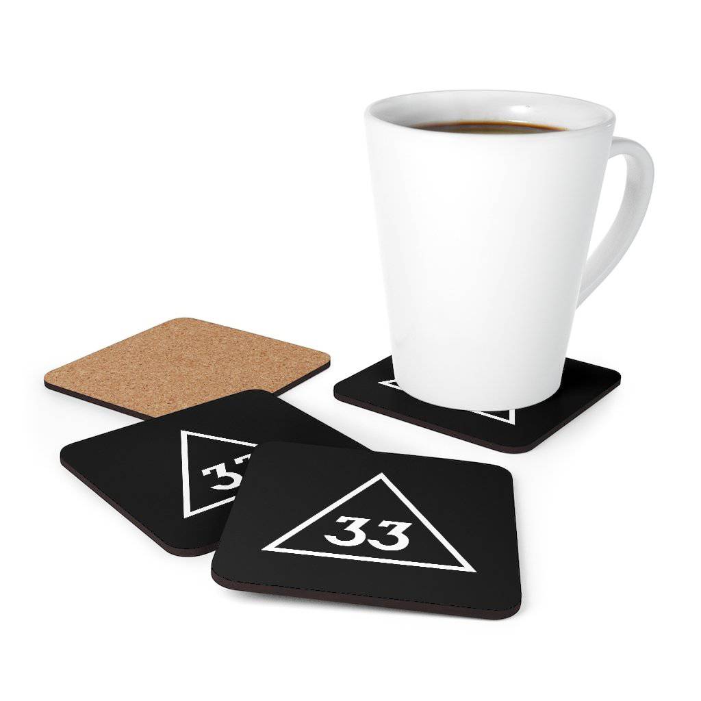 33rd Degree Scottish Rite Coaster - 4 Pieces Set