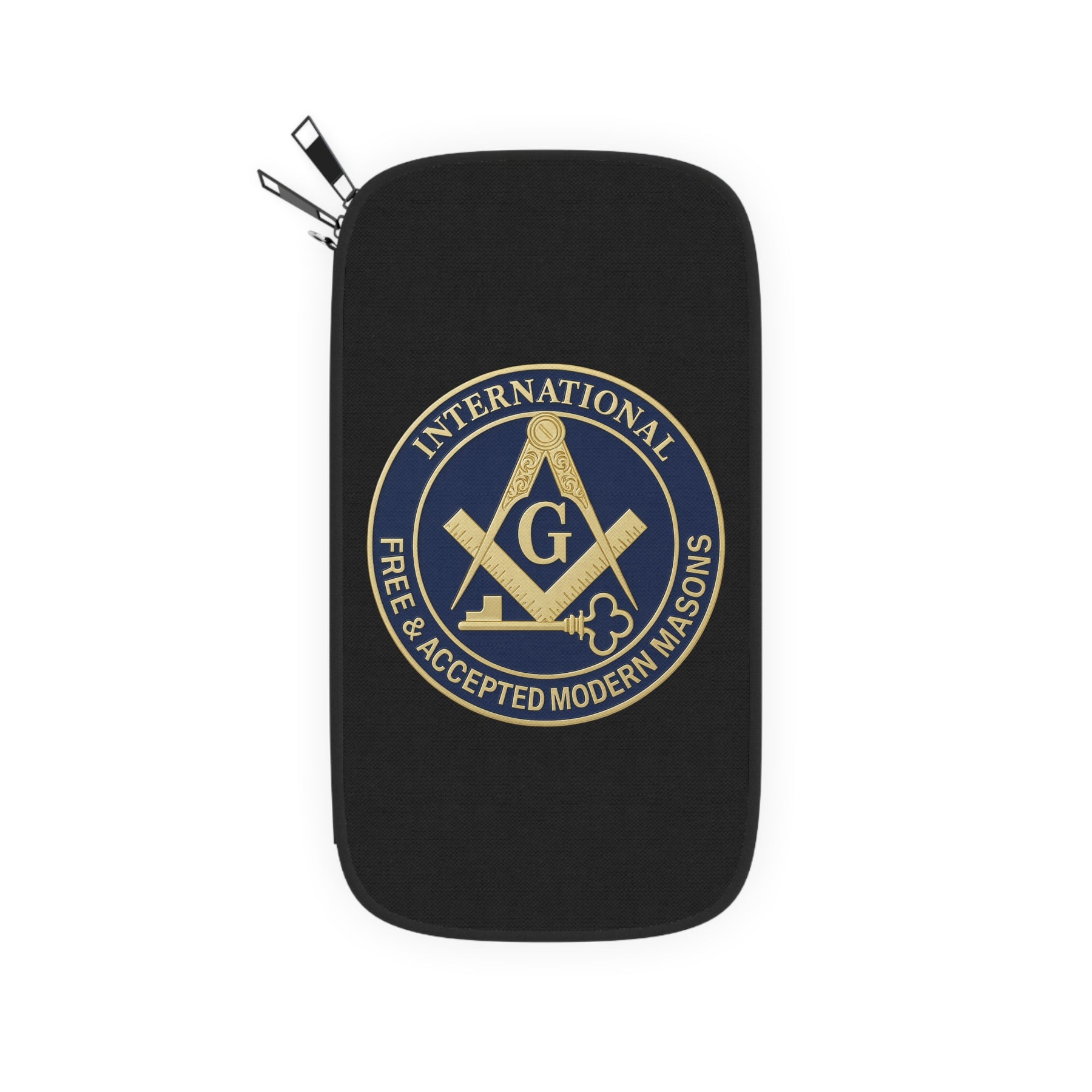 International Masons Passport Wallet - Free & Accepted Masons With Shoulder & Wrist Strap - Bricks Masons