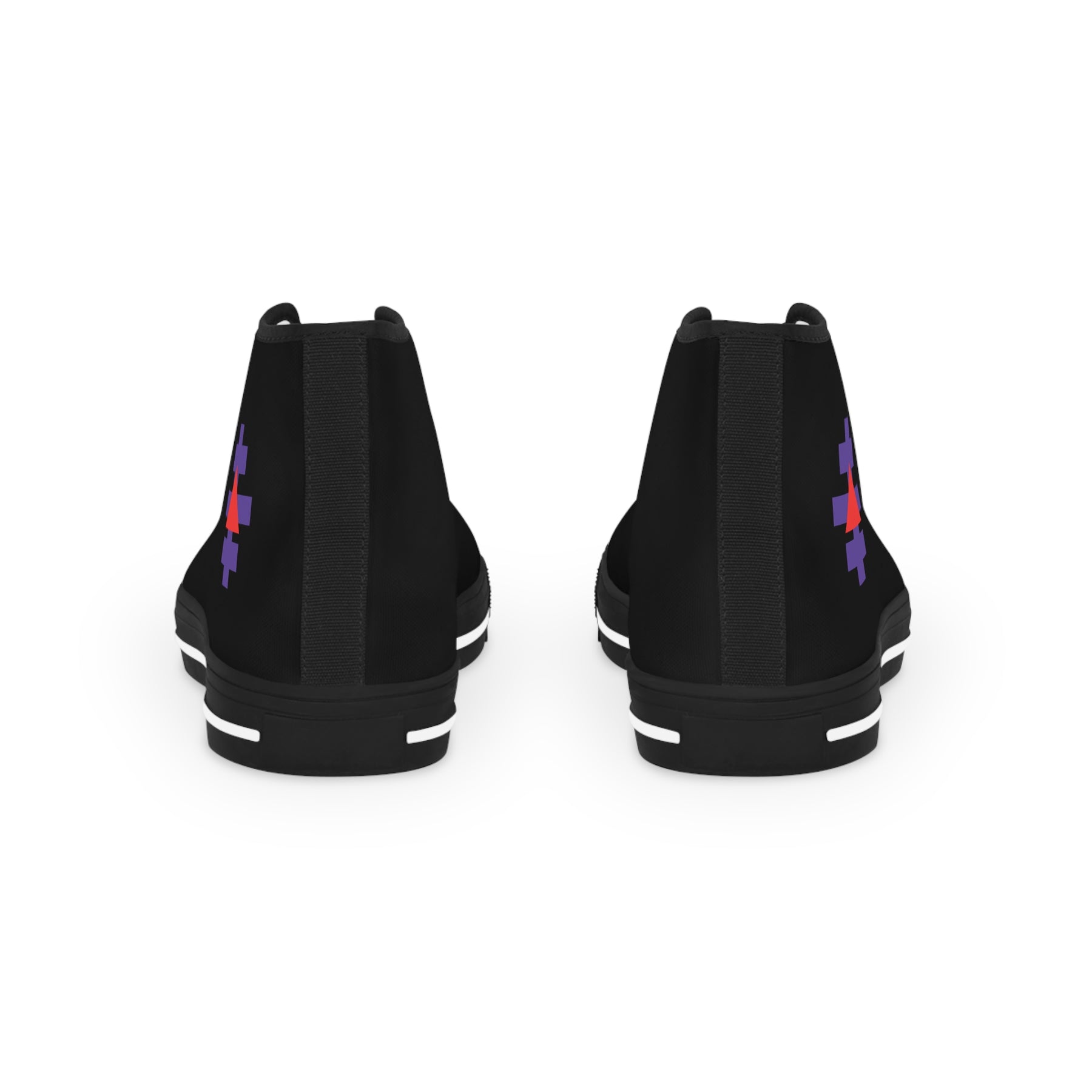 Knight Templar Priests Sneaker - High Top Black & White - Bricks Masons