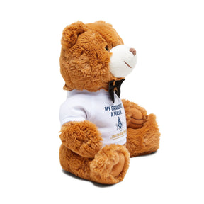 Master Mason Blue Lodge Teddy Bear - Mason Grandpa Plushie - Bricks Masons