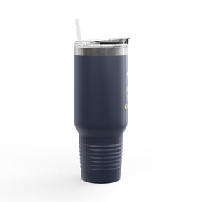 Master Mason Blue Lodge Ringneck Tumbler - Faith Hope & Charity with Square & Compass - Bricks Masons