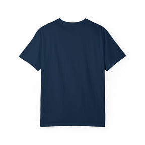 Past Master Blue Lodge T-Shirt - Garment-Dyed Square & Compass, Quadrant - Bricks Masons