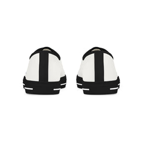 LOCOP Sneaker - Low Top Sneaker Black & White Purple Emblem - Bricks Masons