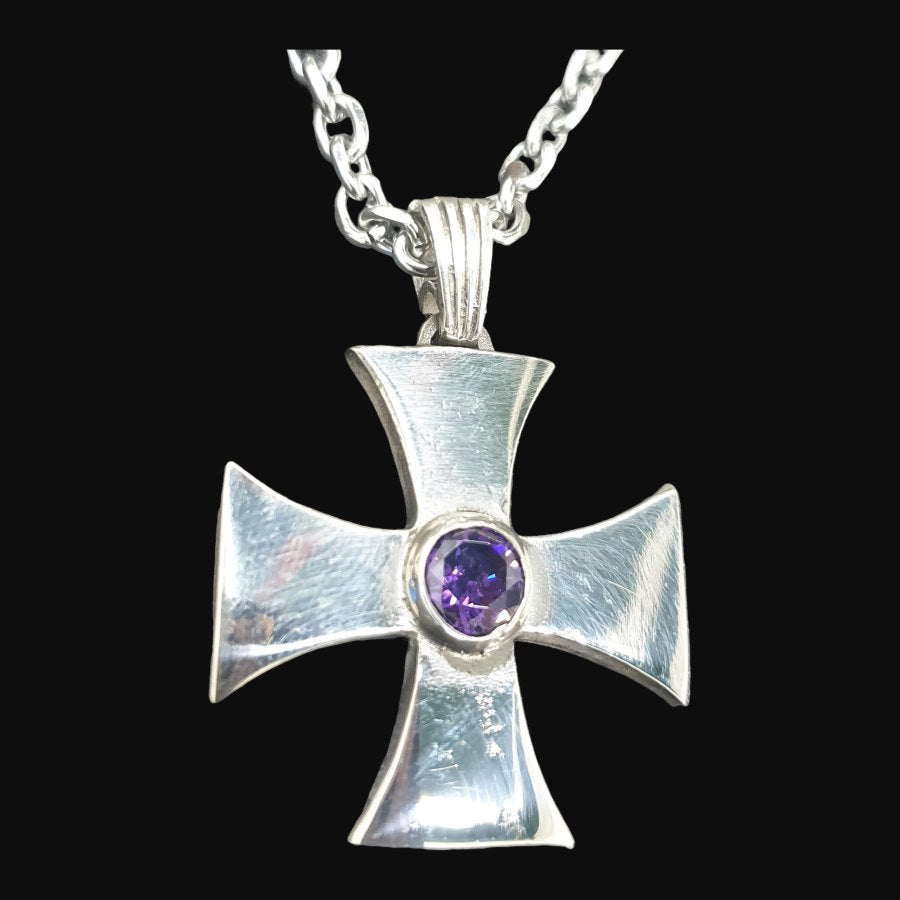 Maltese Templar Cross in Silver 4 x 3 cm 10 g Art 298 - Bricks Masons