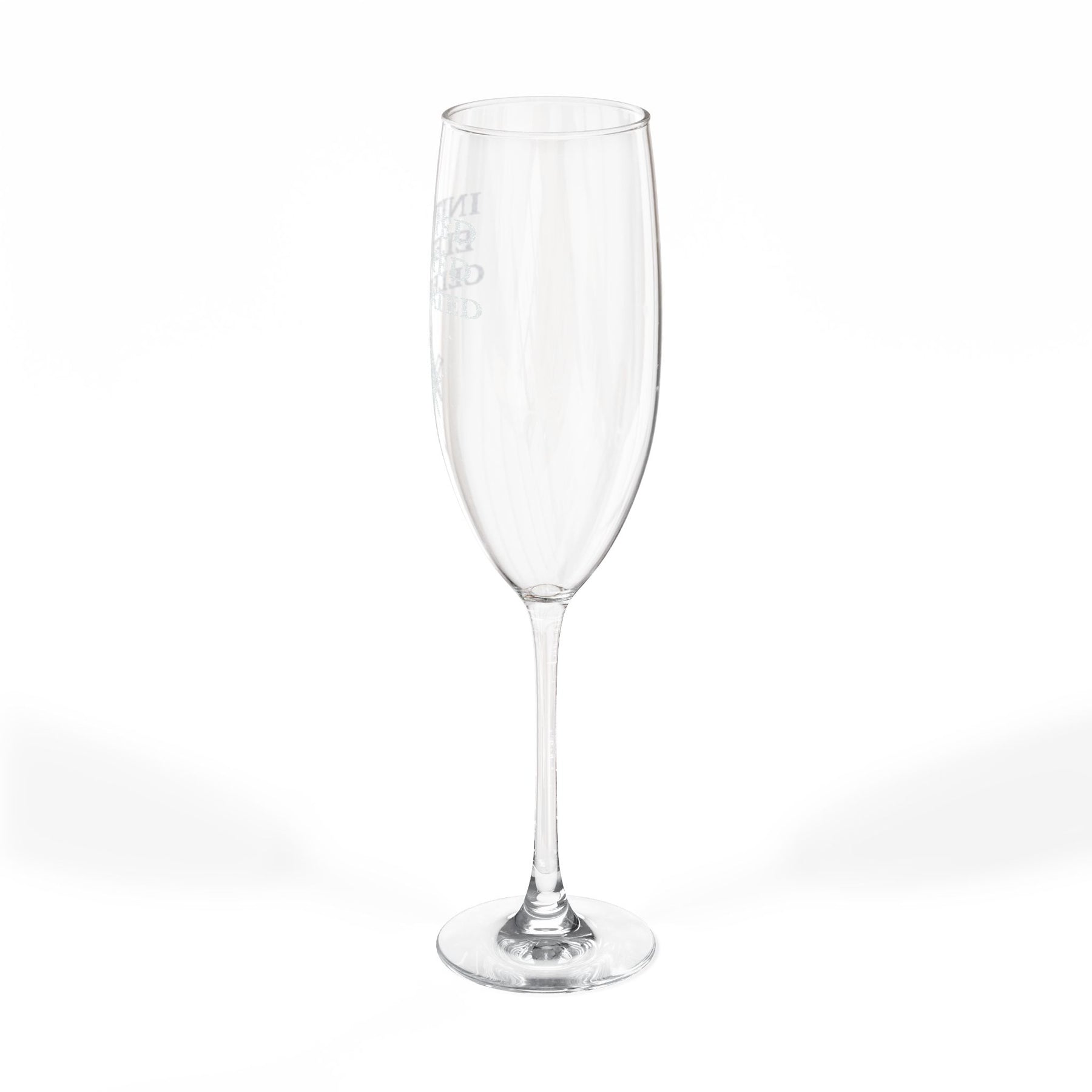 Master Mason Blue Lodge Champagne Flute - S&C G Initiated Elevated Celebrated