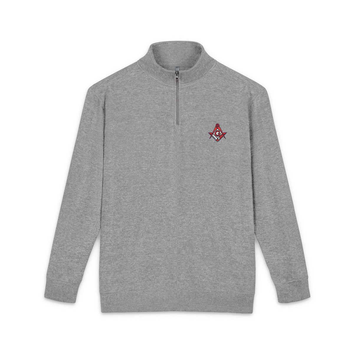 Master Mason Blue Lodge Canada Jurisdiction Sweatshirt - S&C G Maple Leaf Embroidery - Bricks Masons