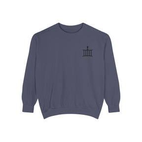 St. Lawrence The Martyr Sweatshirt - Embroidered Black Emblem - Bricks Masons