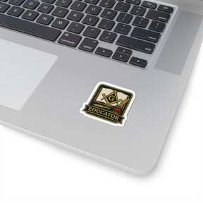 Master Mason Blue Lodge Sticker Decal - Kiss-Cut Colorful - Bricks Masons