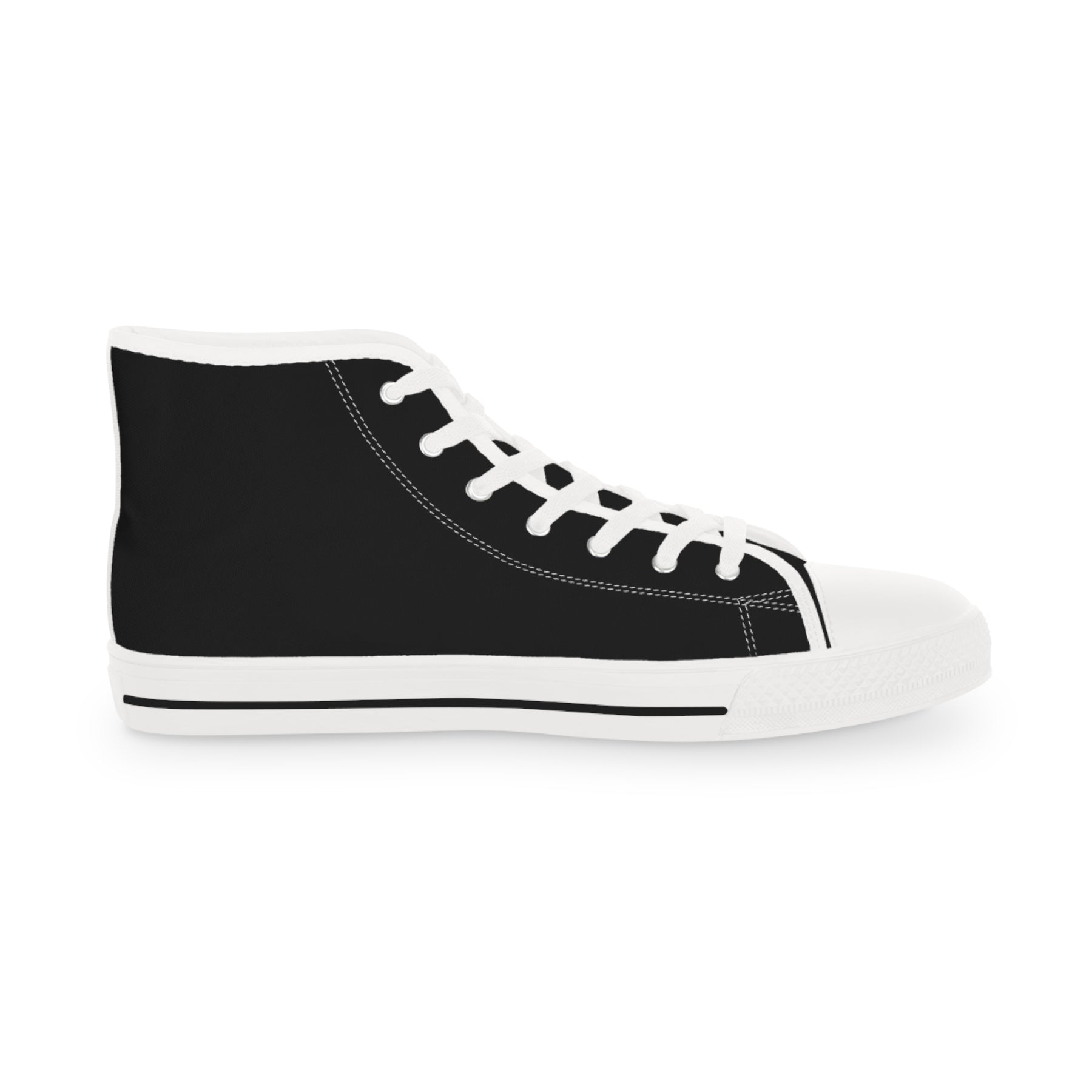 Knights of Constantinople Sneaker - High Top Black & White Golden Emblem - Bricks Masons