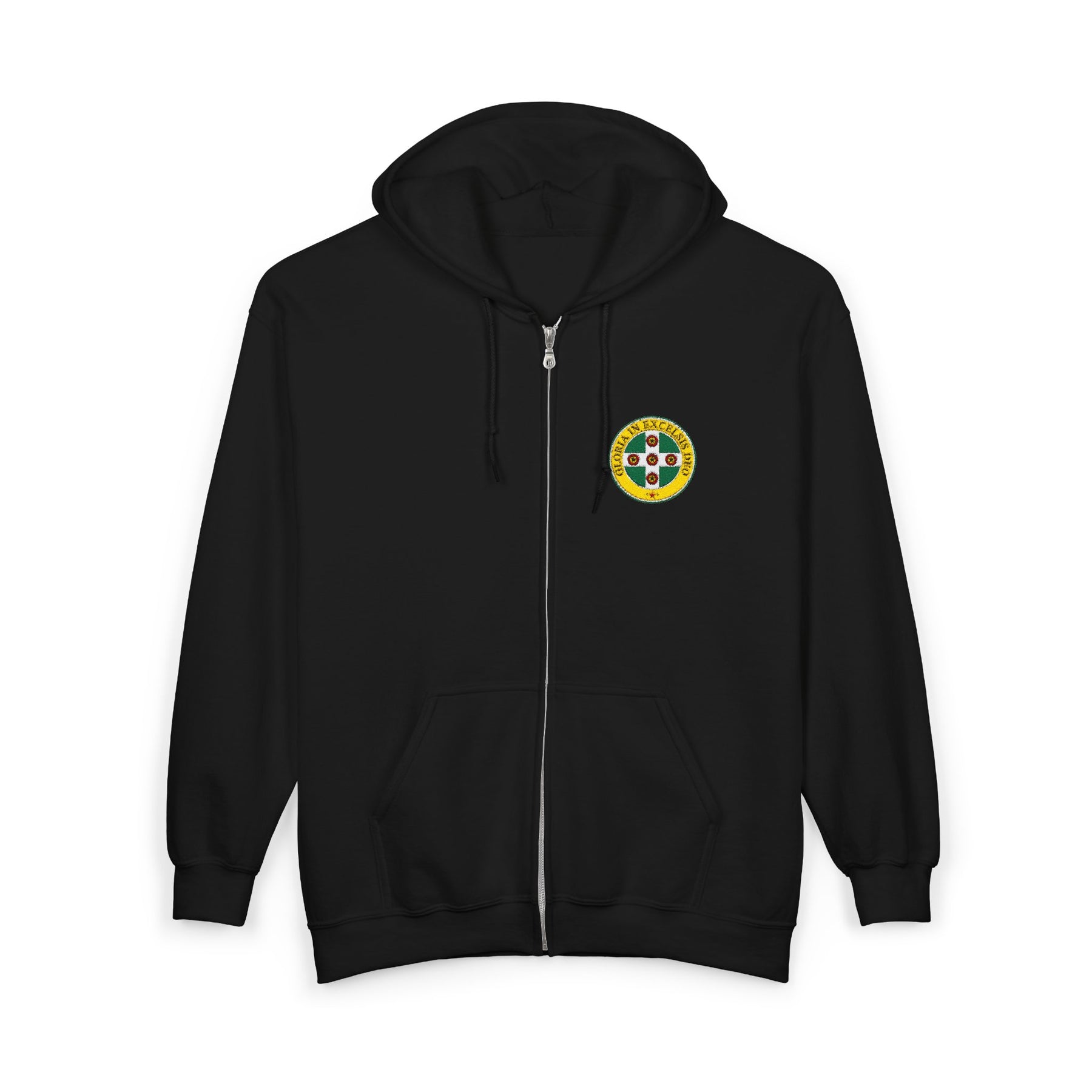 Royal Order of Scotland Hoodie - Zip Up Jacket Front & Back Crest - Bricks Masons