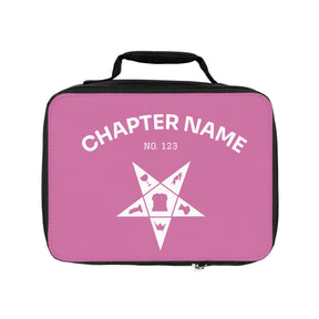 OES Lunch Bag - Pink Fully Insulated Customizable - Bricks Masons