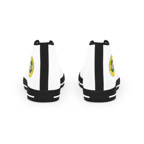 Royal Order of Scotland Sneaker - High Top Black & White Sole - Bricks Masons