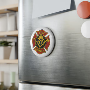 Master Mason Blue Lodge Magnet - Decorative Refrigerator - Bricks Masons