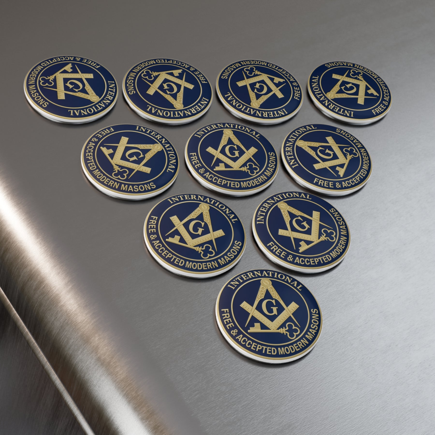 Magnet - Decorative Refrigerator - Bricks Masons