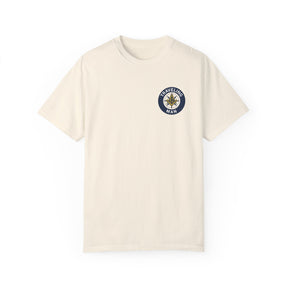Master Mason Blue Lodge T-Shirt - Traveling Mason Garment-Dyed Tee - Bricks Masons