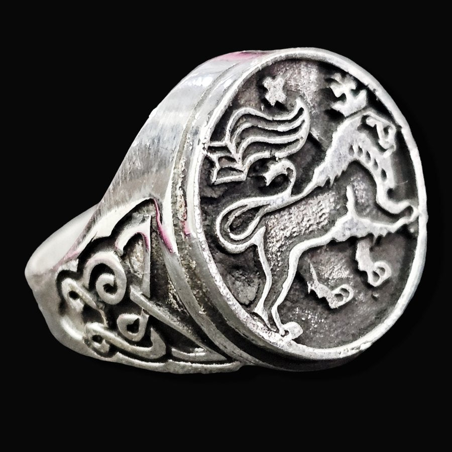 Lion Rastafari Judah Ring In Silver 1.8 Cm 15 Gr Art 1696 - Bricks Masons