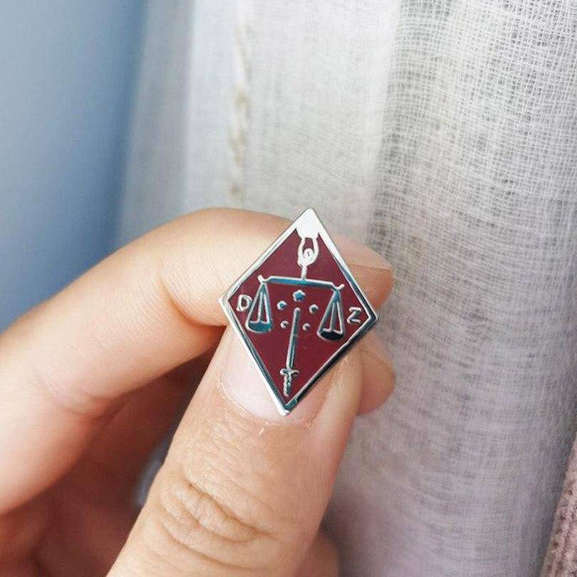 16th Degree Scottish Rite Lapel Pin - Princes of Jerusalem Rhombus - Bricks Masons