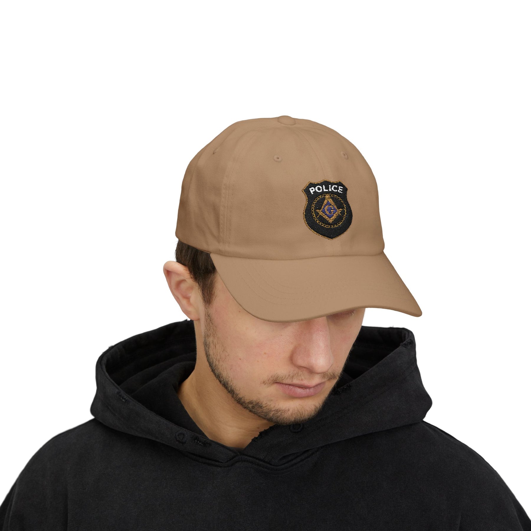 Master Mason Blue Lodge Baseball Cap - Embroidered Police Mason Dad Cap - Bricks Masons