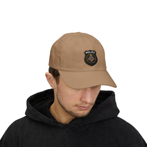 Master Mason Blue Lodge Baseball Cap - Embroidered Police Mason Dad Cap - Bricks Masons