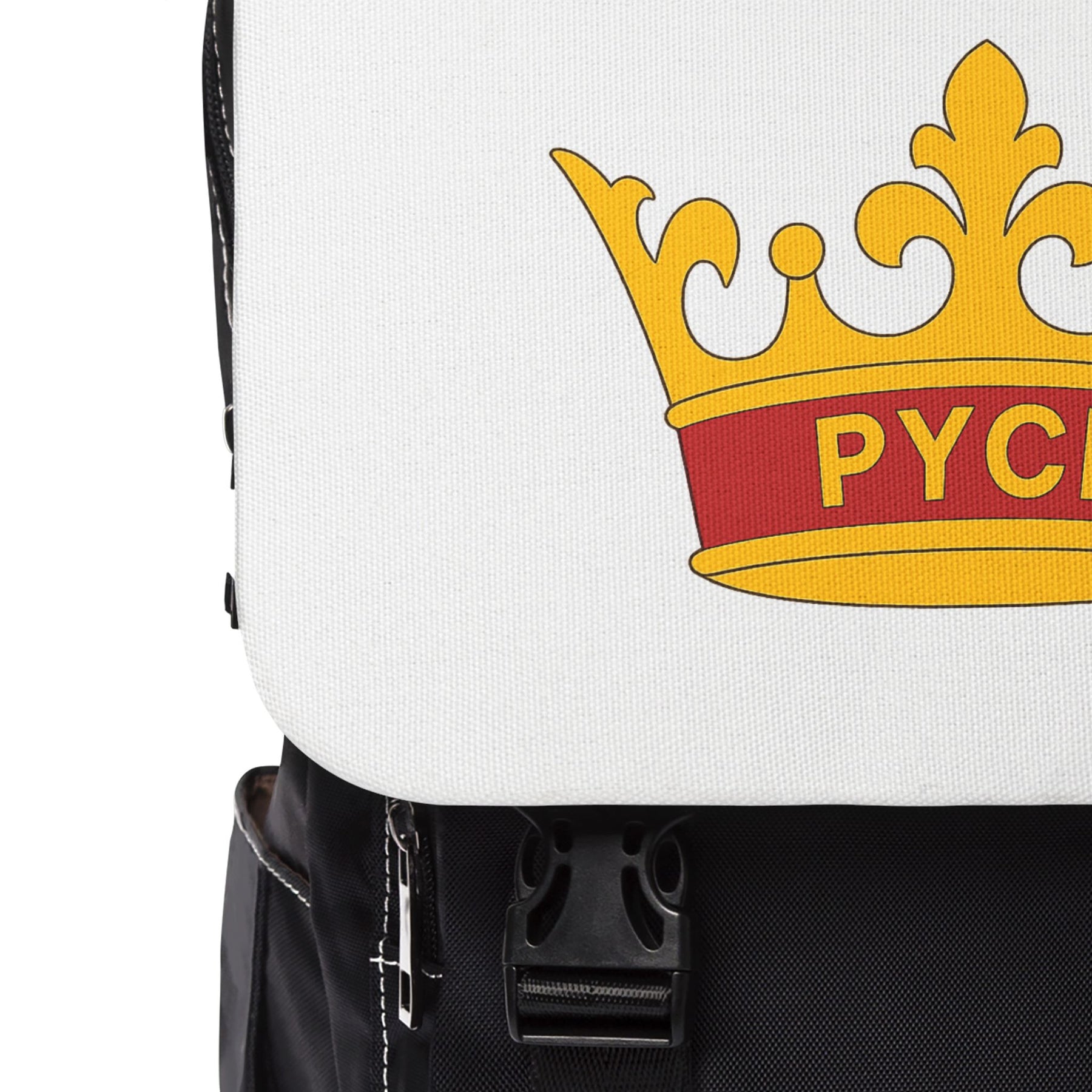 PYCH Backpack - White Resistant Fabric With Multiple Compartments - Bricks Masons