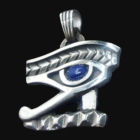 Egyptian Eye of Horus Medal, Silver and Stone, 12g, Art. 175 - Bricks Masons