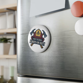 Master Mason Blue Lodge Magnet - Decorative Refrigerator - Bricks Masons