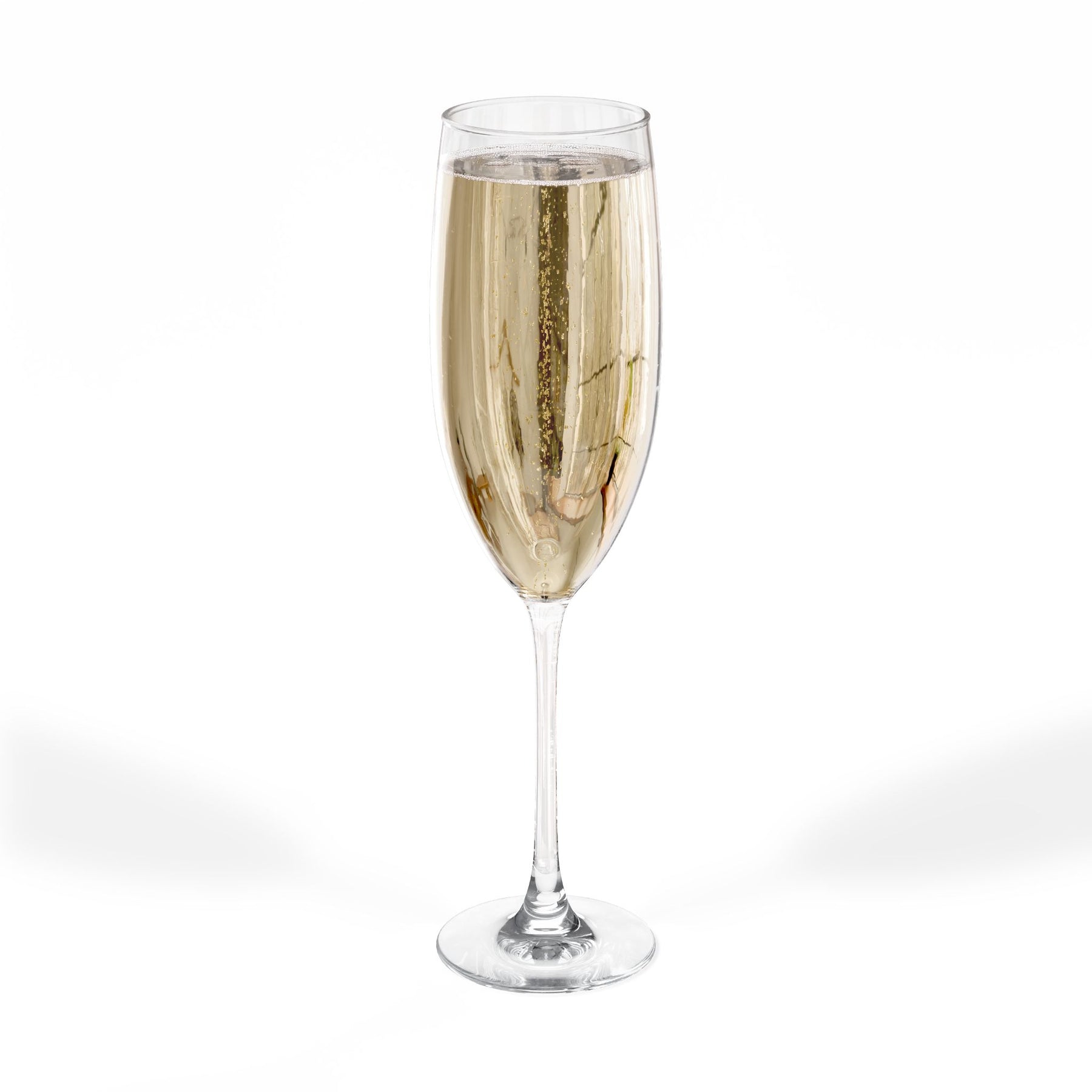 Master Mason Blue Lodge Champagne Flute - Checkered Floor Pillars All-Seeing Eye & Tools - Bricks Masons