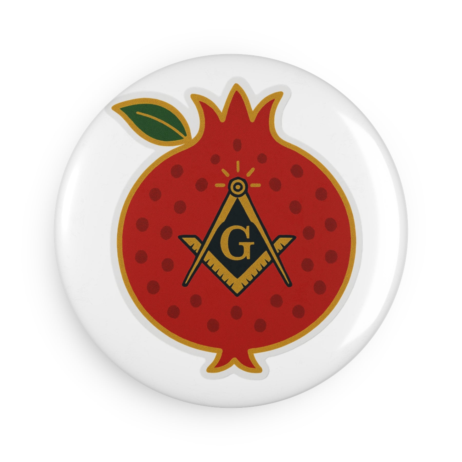 Master Mason Blue Lodge Magnet - Decorative Refrigerator - Bricks Masons