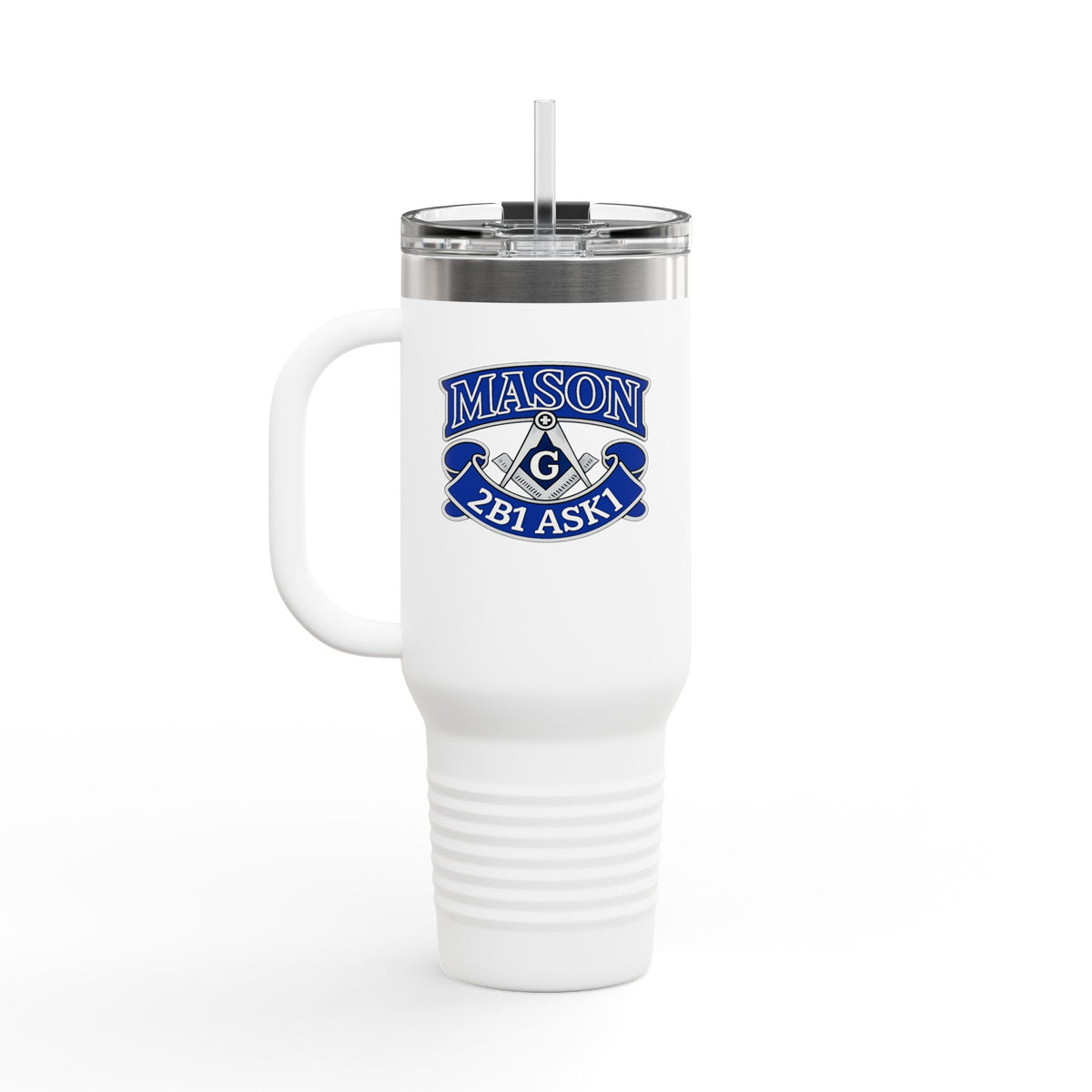 Master Mason Blue Lodge Ringneck Tumbler - 2B1 ASK1 with Square & Compass G
