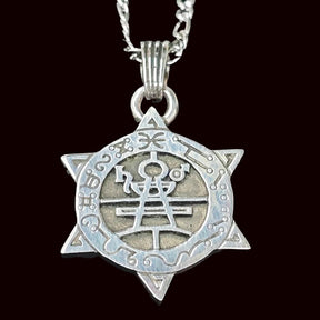 I said Demon 61 KING PRESIDENT ZAGAN and Secret Seal of Solomon 72 Demons Lesser Key of Solomon Goetia In Silver 3 x 2.5 cm 12 Gr Art 1920 - Bricks Masons