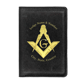 Master Mason Blue Lodge Wallet - Mutiple Colors - Bricks Masons