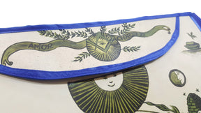 Hand-Painted Apron - History Edition: Masonic Apron of Meriwether Lewis Circa 1800