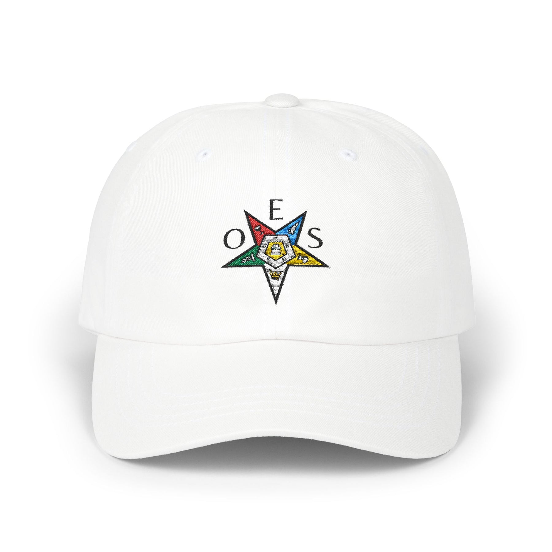 OES Baseball Cap - Various Colors Embroidery OES Emblem Pointing Down - Bricks Masons
