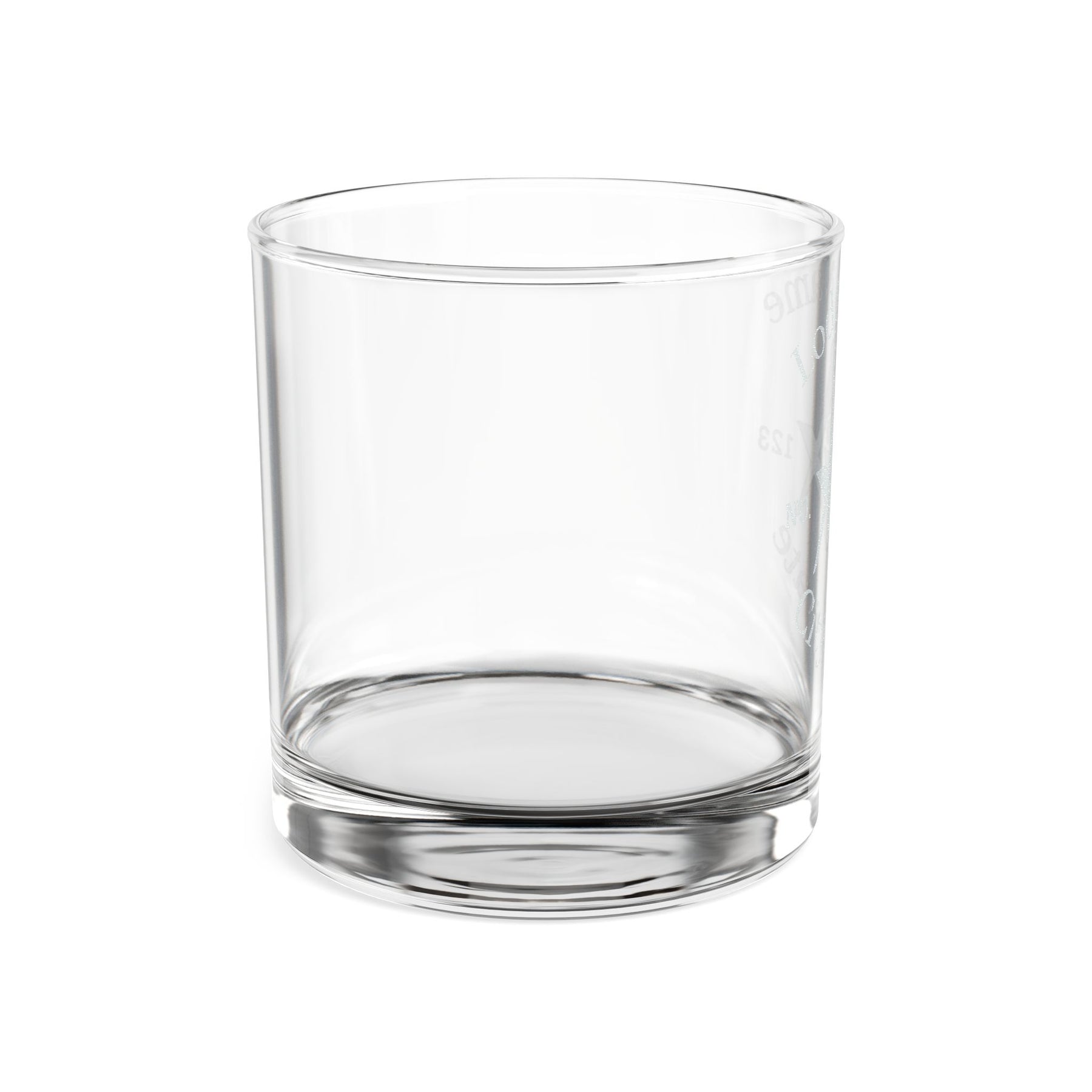 Master Mason Blue Lodge Whiskey Glass - Square & Compass G with Personalization