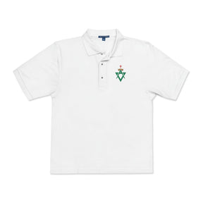 Allied Masonic Degrees Polo Shirt - Embroidered AMD Emblem Various Colors - Bricks Masons