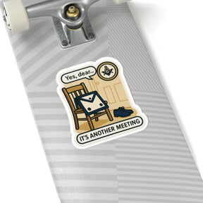 Master Mason Blue Lodge Sticker Decal - Kiss-Cut Colorful - Bricks Masons