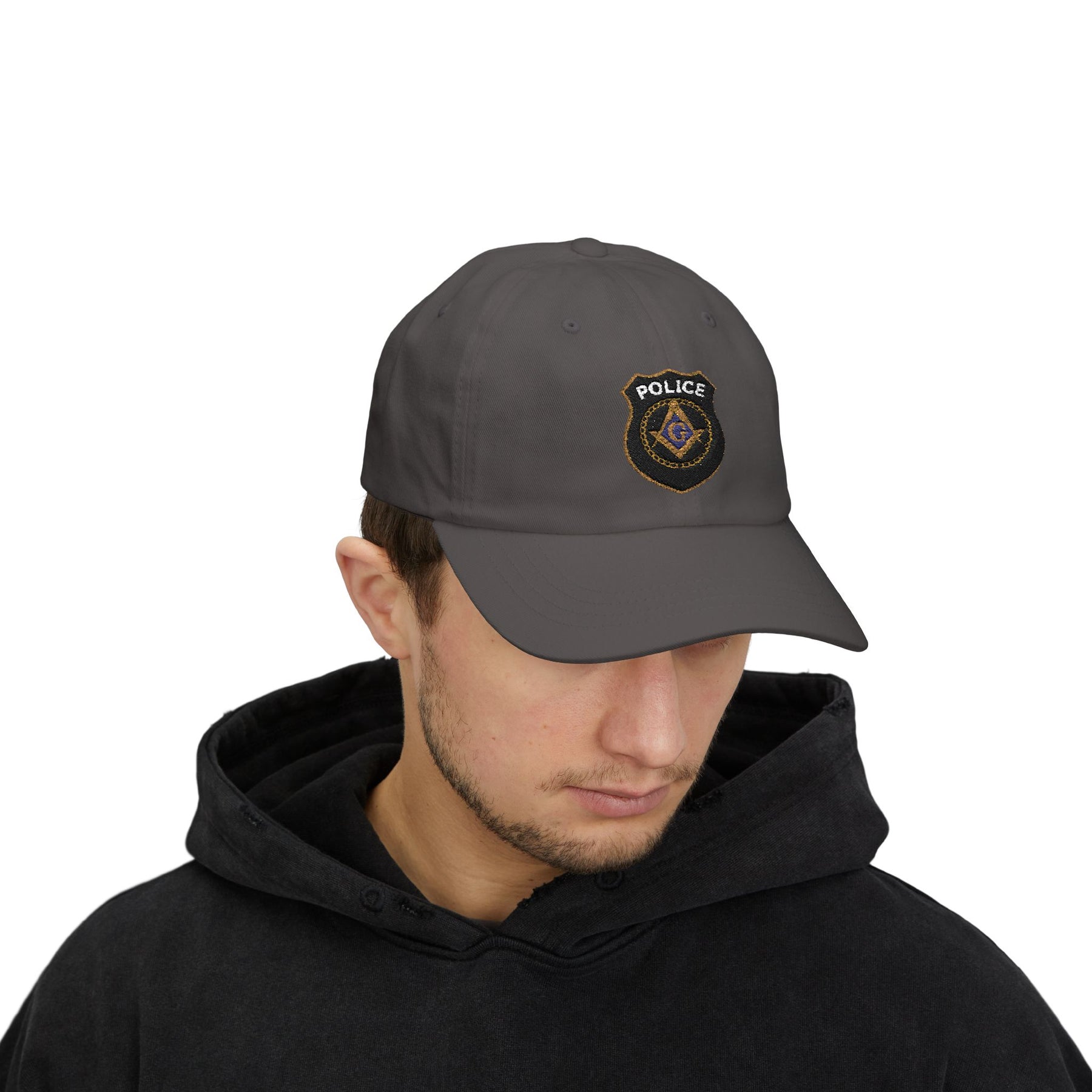 Master Mason Blue Lodge Baseball Cap - Embroidered Police Mason Dad Cap - Bricks Masons