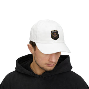 Master Mason Blue Lodge Baseball Cap - Embroidered Police Mason Dad Cap - Bricks Masons