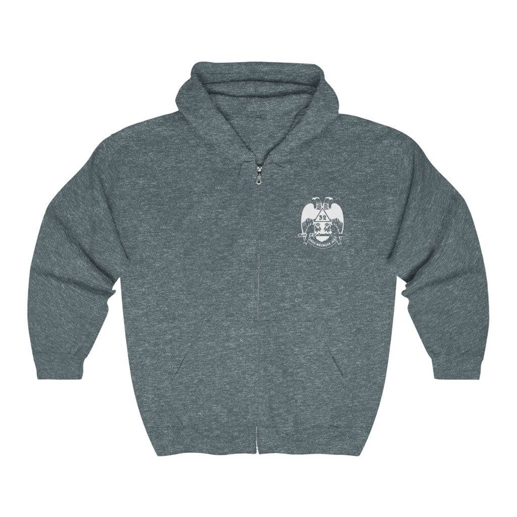 32nd Degree Scottish Rite Hoodie - Wings Down Various Colors - Bricks Masons