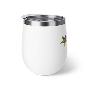 OES Vacuum Cup - Colorful Eastern Star & Initials - Bricks Masons