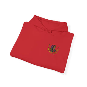 DOI Hoodie - Soft Cotton Poly Blend Front Stitch Detail - Bricks Masons