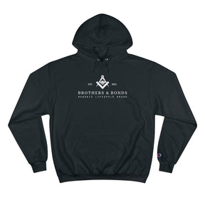 Master Mason Blue Lodge Hoodie - Square & Compass & Bee - Bricks Masons