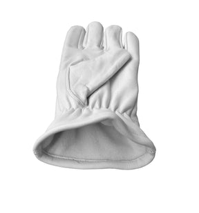 Masonic Gloves - White Soft Leather