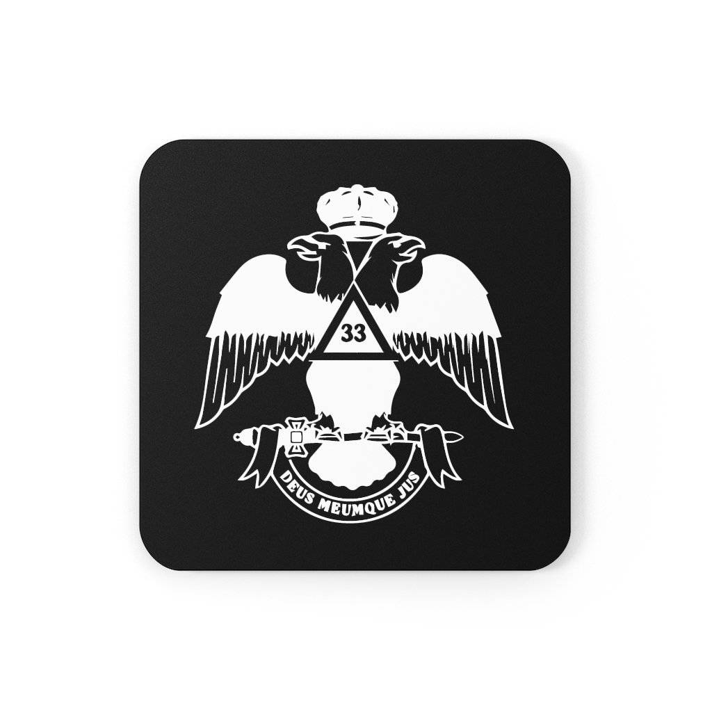 33rd Degree Scottish Rite Coaster - Wings Down Pieces Set