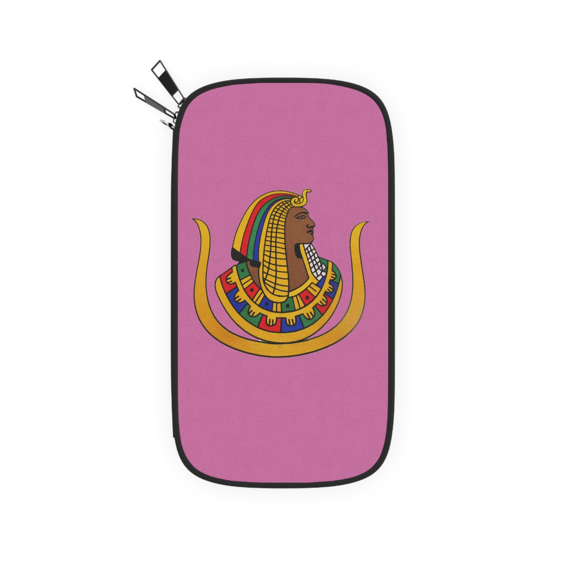 DOI Passport Wallet - Pink With Shoulder & Wrist Strap - Bricks Masons